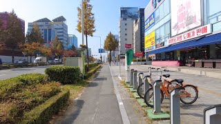 【4K】Daejeon, Korea - Walking Northeastern Area - Around Express Bus Terminal