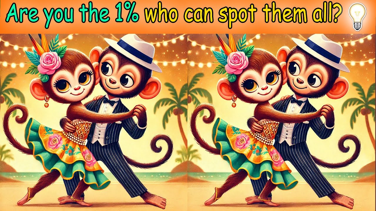 5 differences! Are you among the 1% who can spot them all?