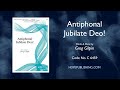 Antiphonal jubilate deo  greg gilpin