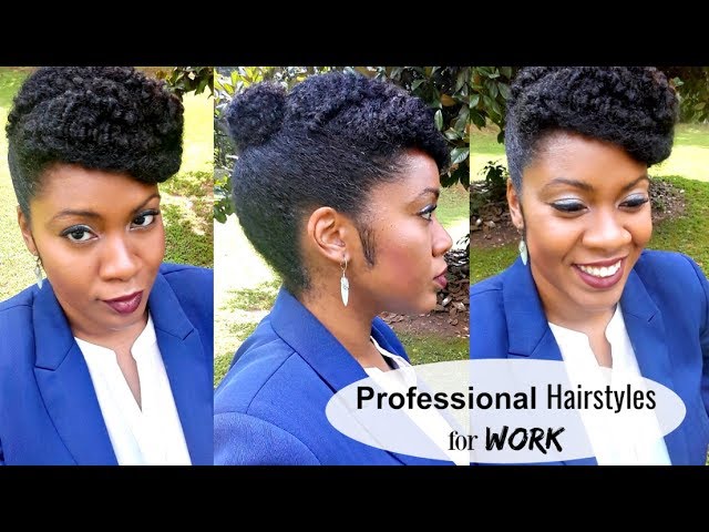 Tiara Hairstyle on Short or Tapered Natural Hair - www.beingmelody.com