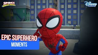 Marvel's Spidey and his amazing friends | Epic Superhero Moments | Compilation | @disneyindia