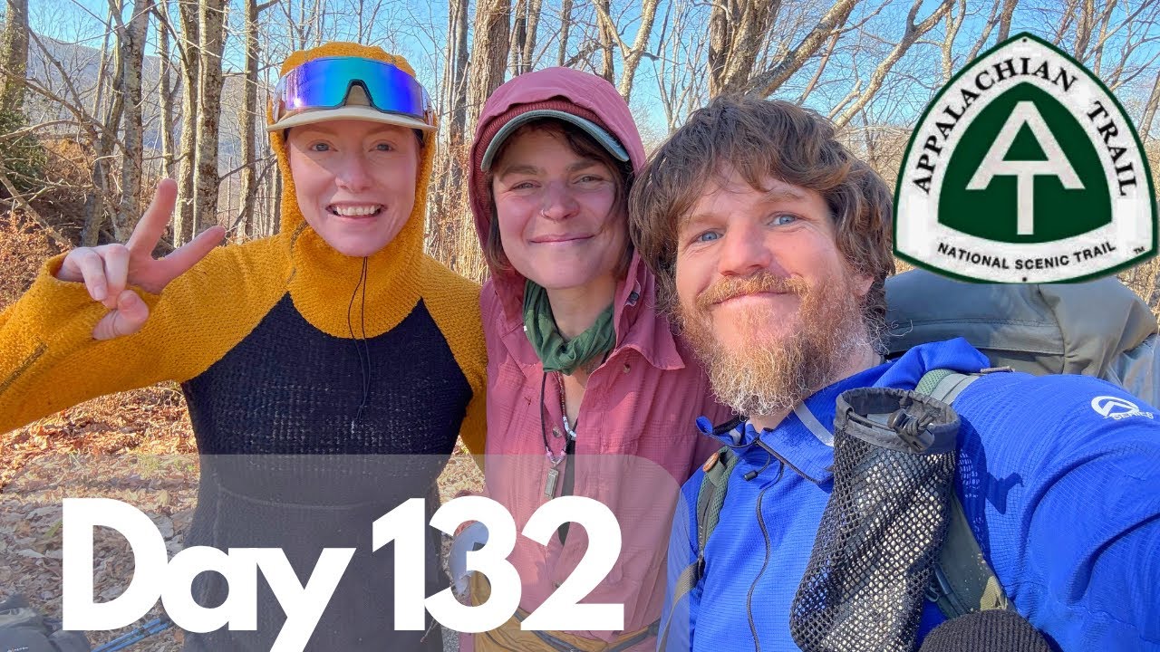 День 132. Утренняя хандра, фильтр из замёрзшей воды… 20,4 мили в темпе с Gazelle | AT Thru Hike