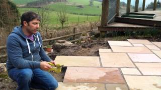Pointing Sandstone Paving In Chepstow