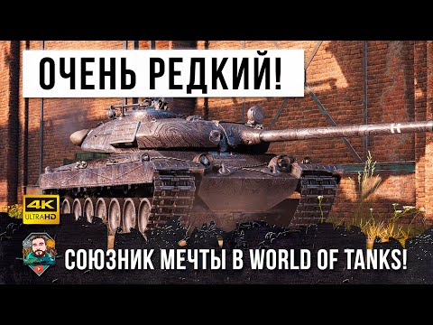 Видео: ШОК! Только Раз в Году Попадается такой Союзник Мечты в WOT! Новый имбовый Тяж унижает рандом!