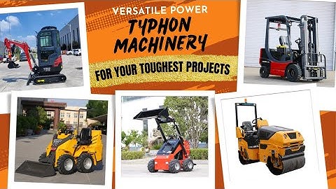 TYPHON Machinery in Action | Mini Excavators, Skid Steers & More! | TYPHON Machinery | 2025