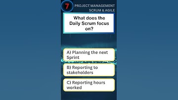 SCRUM for PMP Exam Study: What does the Daily Scrum focus on?