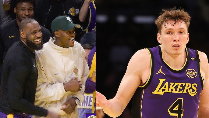 Dalton Knecht for ROTY! Hits 4 Straight Threes 🔥🤯 LeBron & AD Are Loving  It! - YouTube