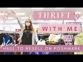 Come Thrift with Me! Thanksgiving Goodwill Thrift + Haul to Resell on Poshmark