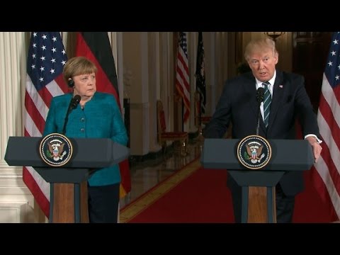 Video: Trump I Hodhi Karamele Merkel