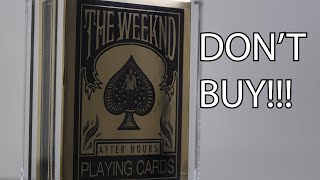 CARDISTS DON'T BUY The Weeknd After Hours Cards Goner Score Review