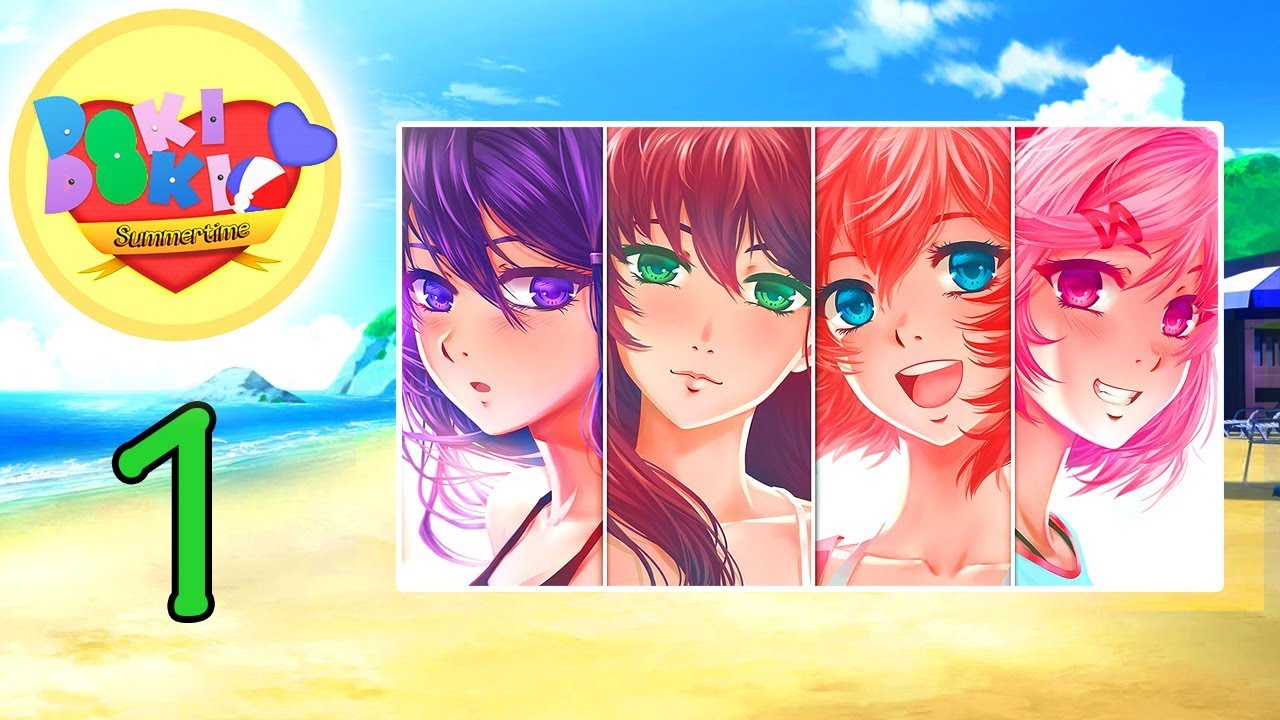 SUMMER FUN with the DOKI DOKI GIRLS  Doki Doki Literature Club (Doki  Doki Summer Time) [1] 