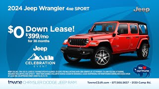 Get A Jeep Wrangler With Zero Down At Towne