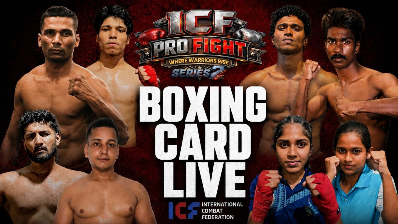 🔴🟡 LIVE: ICF PRO FIGHT SERIES 2 | BOXING CARD | International Combat Federation | Calicut | IBC