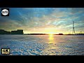 ASMR Crunchy Snow Ice - Sunset Walk on the Frozen Baltic Sea in Helsinki Finland (no talking)