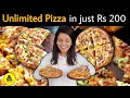 Unlimited Pizza in Just Rs  200 | New Episode | Unlimited  Food | SadiGaddi Offer | Pizza Lovers