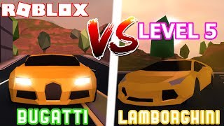 Can Lamborghini Beat The Bugatti In Jailbreak? Roblox Jailbreak Engine Update- Car Comparison