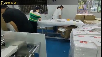 Automatic round rope paper handle pasting machine/1