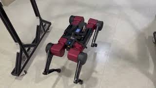 Cart Inverted Pendulum Model based Walking Strategy for Quadruped Robot