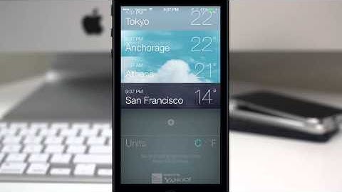 Hands On iOS 7 Weather App   New Features And Design