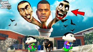 GIANT Skibidi Toilet MONSTER In GTA 5 | Three Heads SKIBIDI TOILET | Lovely Gaming