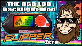 Flipper Zero RGB Screen Mod!!!! Selectable Backlight Color!!!!! 🤯🐱‍💻🖥🐬🐱‍🏍🐌