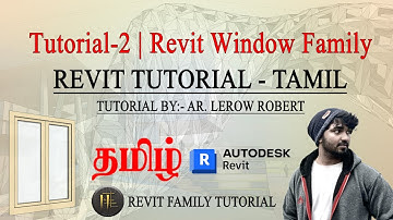 Revit Window Family Tamil Tutorial | TUTORIAL-2 | Beginners tutorial #revit #tamil #tutorial #window