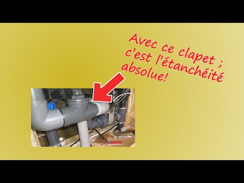 COMMENT METTRE EN PLACE UN CLAPET ANTI-RETOUR EN PVC ? (# Piscine-9)