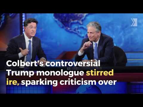 Jon Stewart Defends Stephen Colbert S Trump Sex Joke In Daily Show Reunion Youtube