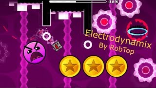 Geometry Dash 2.1 Electrodynamix By RobTop 3/3 Coins