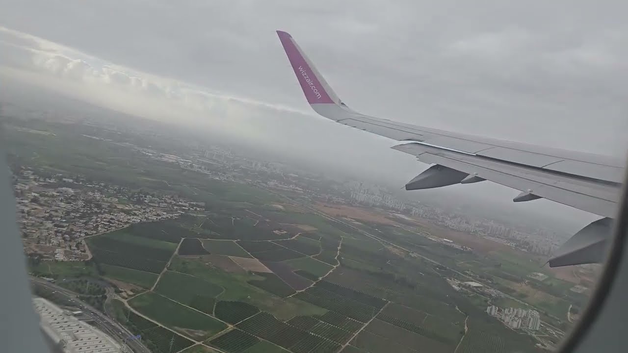 Wizz A321 Takeoff from Tel aviv (TLV)! 4k!!!