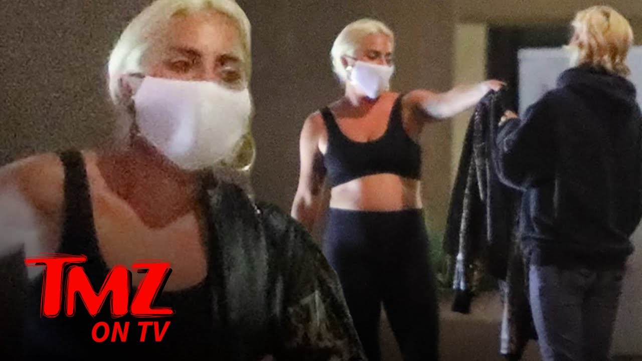 Lady Gaga Gifts Leather Jacket Off Her Back To Fan Who Complimented Her |  TMZ - YouTube