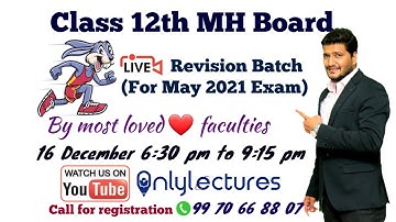 12th OCM Revision Batch Lecture 1