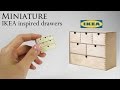 DIY Miniature: IKEA Drawers DIY Miniature: IKEA Drawers