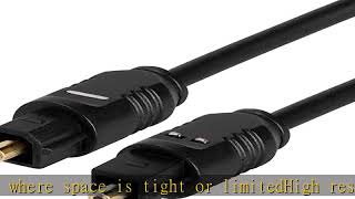 StarTech.com 10 ft. (3 m) Digital Optical Audio Cable - Toslink Digital Optical SPDIF - Ultra-Thin
