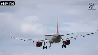 TOGA : A Wind shear forces Jet2 to abort landing at BHX