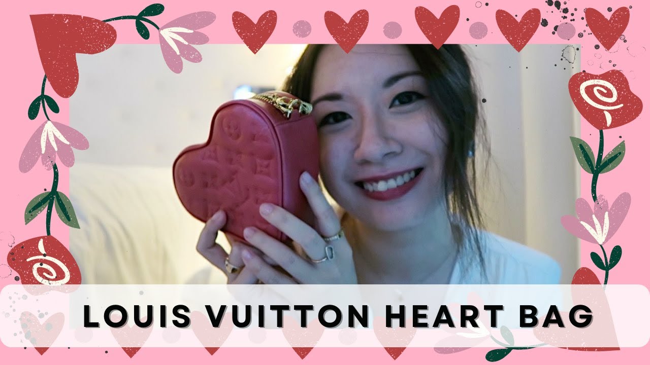 LOUIS VUITTON-LV Limited Edition SAC COEUR Heart Shape Handbag