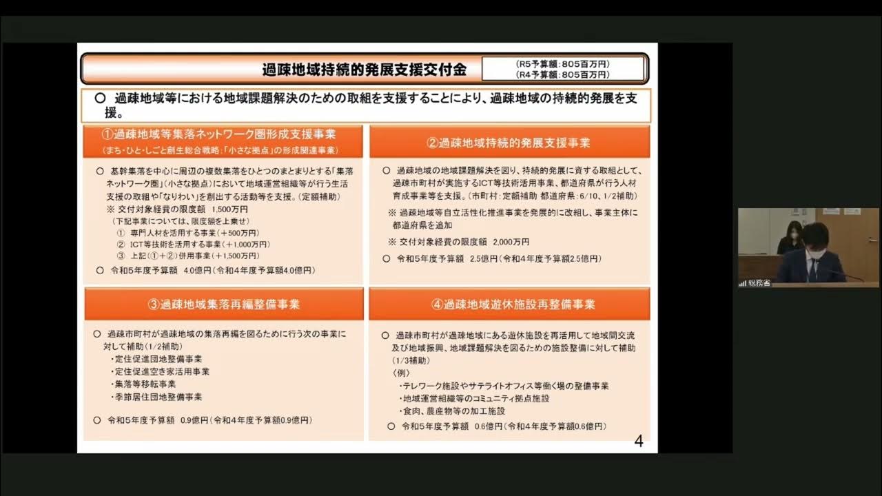 令和5年度総務省行政事業レビュー公開プロセス 過疎地域振興対策等に要する経費 YouTube