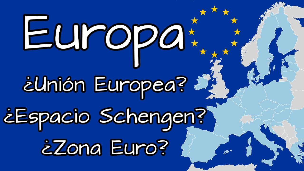¿Unión Europea? 🇪🇺 ¿Países con Euro? ¿Espacio Schengen? 🔴 ¿Cuál es la