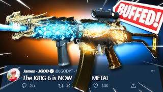 the BUFFED KRIG 6 is NOW META... NO RECOIL! (Best Krig 6 Class Setup)