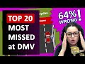 The 20 hardest questions on the dmv written test answers to permit test questions teens always miss