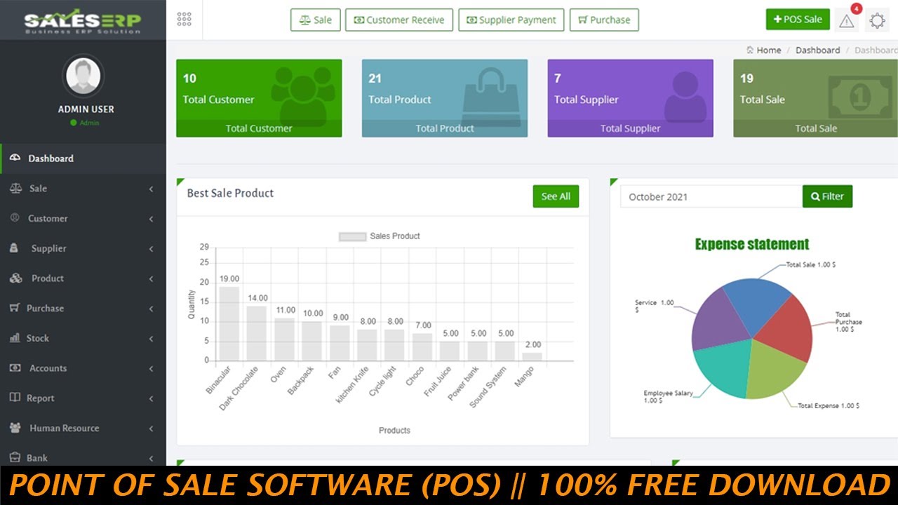 php pos  2022  Point Of Sale Software (POS) || 100% Free Download