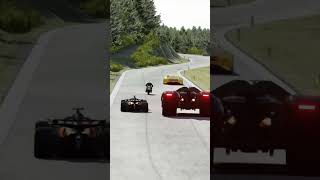 Kawasaki Ninja ZX-14R vs Batmobile vs Hypercars #shorts #kawasaki #superbike #supercars #car #cars