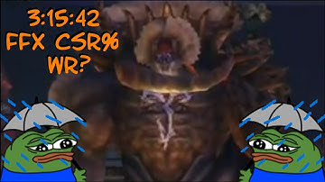 Speedrunner TRAGICALLY gets world record // 3:15:42 FFX CSR% v1.1.2