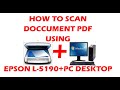 TUTORIAL | SCAN TEST DOC. EPSON L-5190 | PRINTER+ SAVE ON COMPUTER | PAANO MAG SCAN NG PDF