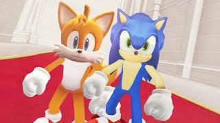 Super Mario Odyssey - Sonic & Tails Final Boss + Ending