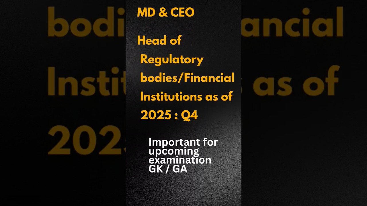 Recent appointments MD CEO Head of Regulatory bodies Financial Institutions Central government