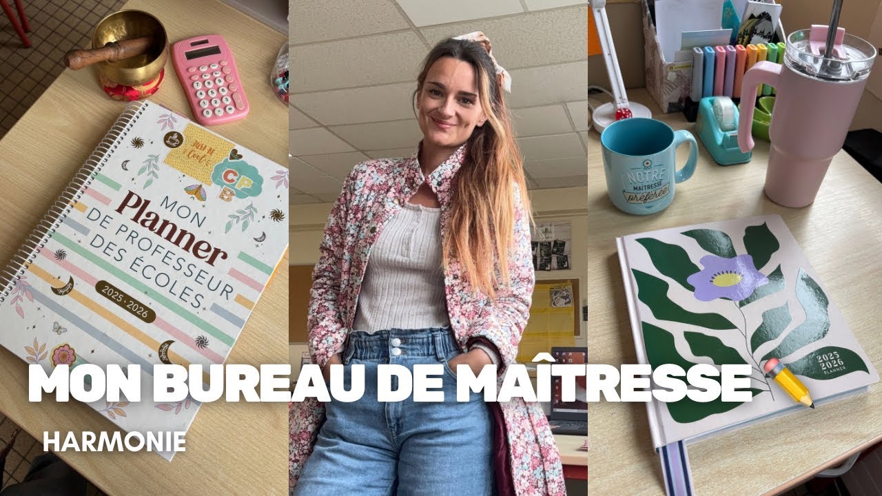 Mon bureau de maîtresse ♡ | Tour & astuces