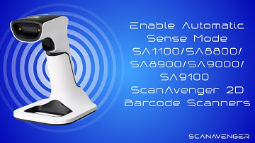 Enable Automatic Sense Mode – SA1100/SA8800/SA8900/SA9000/SA9100 ScanAvenger 2D Barcode Scanners