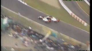 F1 1989 Japan - Prost and Senna collide (Live BBC coverage)