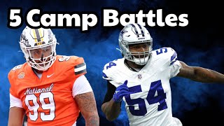 Cowboys Camp Battles 2024 ( 5 underrated Battles we aren’t talking about)